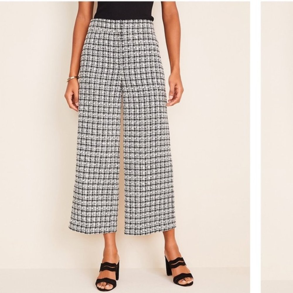 Ann Taylor NWT Wide Leg Tweed Pants